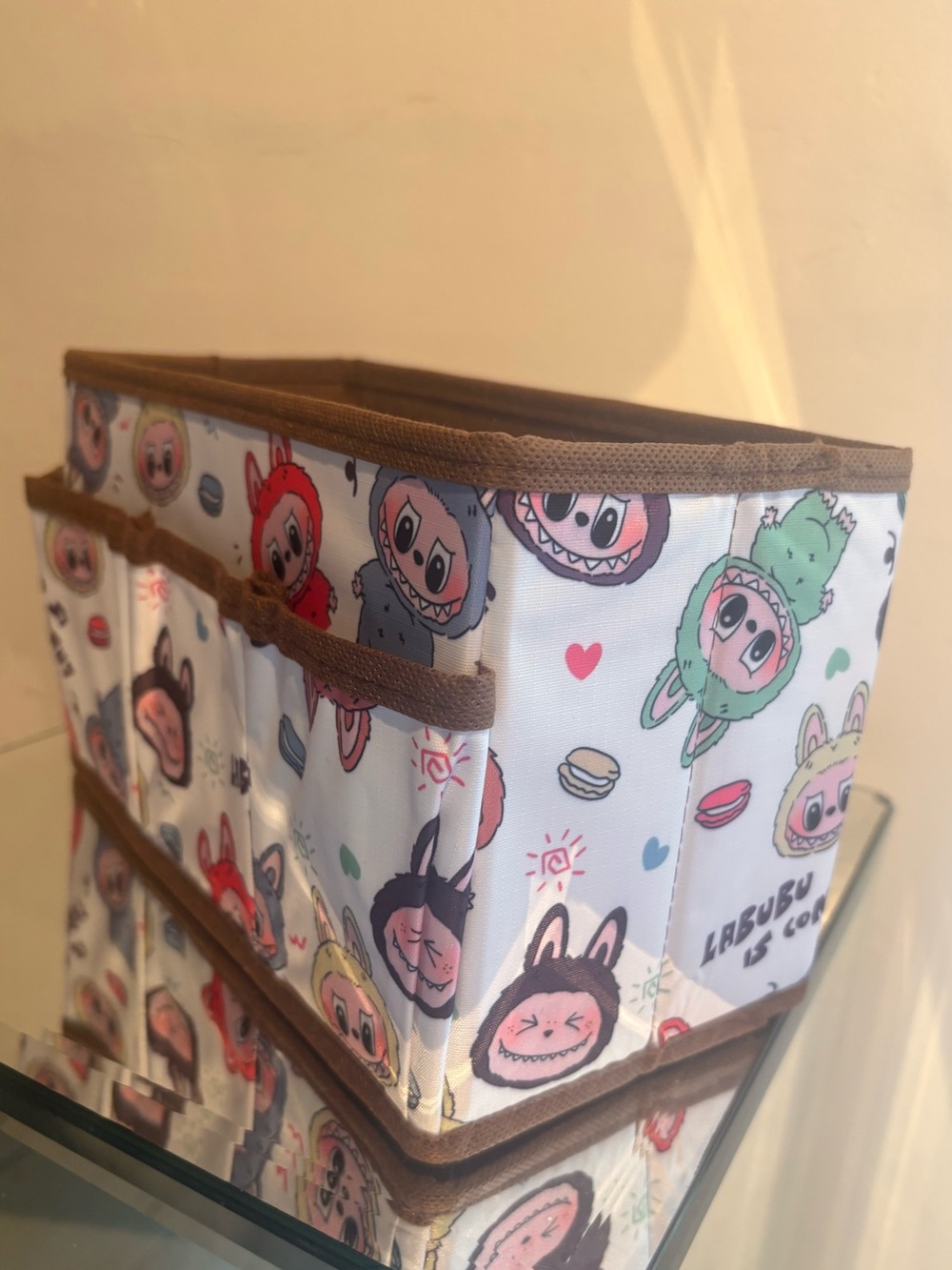 Labubu-themed collapsible organizer